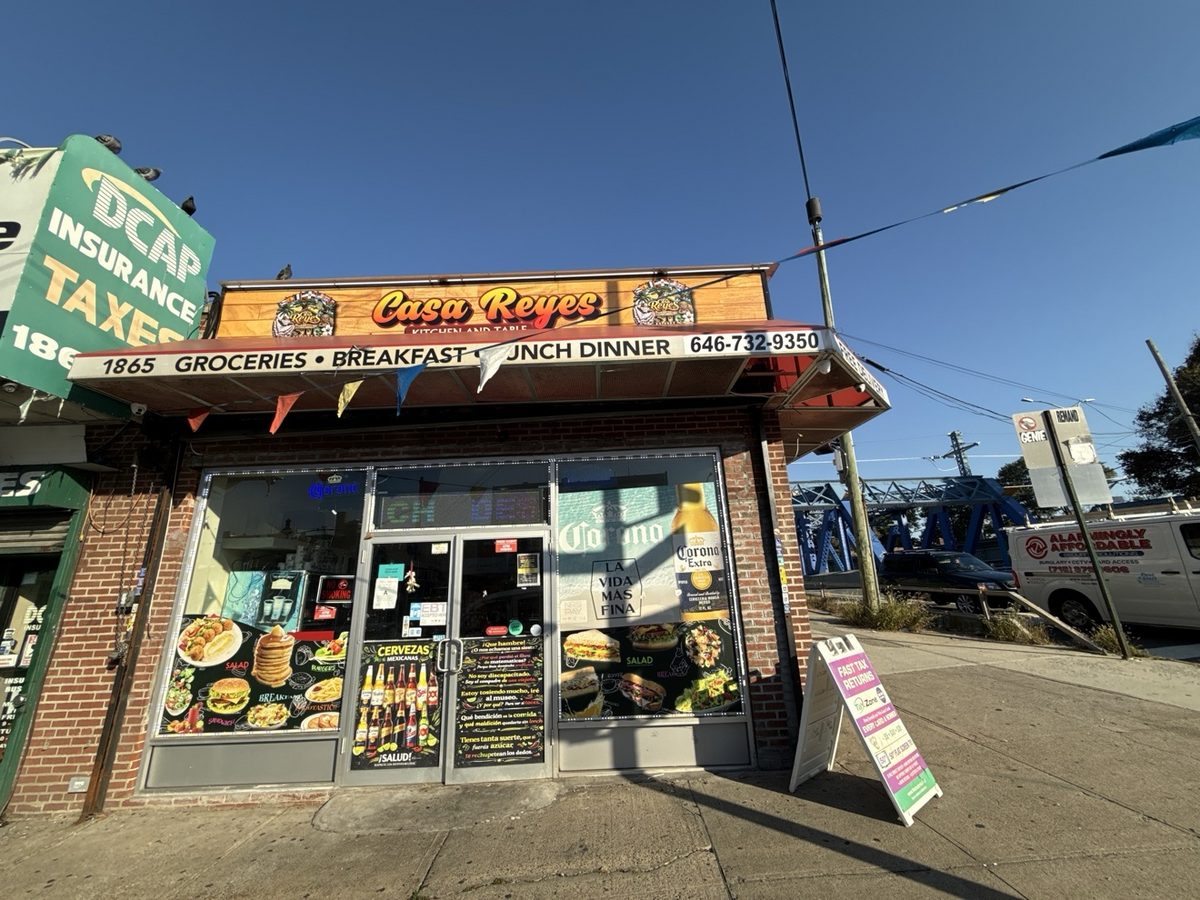 Casa Reyes Kitchen and Table storefront at 1865 E Tremont Ave, Bronx
